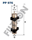 Filtron PP976 Yakıt Filtresi BMW M47 M57 E46 01-04 13327794549