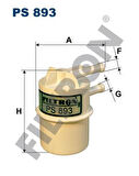 Filtron PS893 Yakıt Filtresi Mitsubishi Colt II C10 1.6 Turbo Ecı 105Hp 07 86-04 88 MB433774