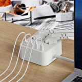 2 Prizli 2 USB Girişli Duvar Tipi Anahtarlı Priz – 3680W Güç, 16A, USB Şarj Özellikli