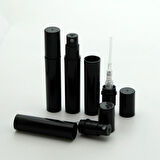 50 ADET BOŞ PLASTİK PARFÜM NUMUNE AMBALAJI, 3 ML, GEÇMELİ, ŞEFFAF