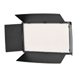 Fototek 800 Led Pro Led-800 Video Işık Panelli Kamera Işığı Youtube Video Işık iki adet Batarya + 2M Ayak