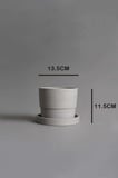 Dekoratif Beton Saksı V-124-AÇİK GRİ
