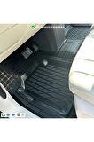 Ford Escort Sedan 1999 Uyumlu 4d Havuzlu Üniversal Yeni Nesil Paspas Siyah Gold Seri