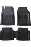 Seat Ea Xl 2009 4d Havuzlu Üniversal Yeni Nesil Pro Paspas Siyah