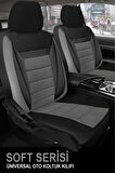 Audi Q3 8u Facelift 2014 1.4 Tfsı 150 Hp S Tronic 2014 UYUMLU  Tay Tüyü Oto Koltuk Kılıfı füme