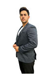 Çizgili Erkek Blazer Spor Ceket-1474