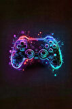 Funspot Şönil Gamer Halısı Pamuk Tabanlı, Yıkanabilen, Kaydırmaz Genç Odası Oyuncu , Gaming Halısı
