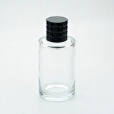 20 ADET BOŞ CAM PARFÜM ŞİŞE, 100 ML, SİLİNDİR DİOR MODEL, ŞEFFAF