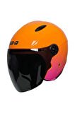 601 FUXIA AÇIK MOTOSİKLET KASKI