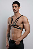 Erkek Göğüs Harness, Erkek T-shirt Üzeri Aksesuar - Brfm104