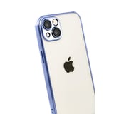 Apple iPhone 15 Razer Lensli Silikon - Açık Mavi