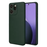 Oppo Reno 14F First Silikon - Koyu Yeşil