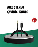 iPhone Uyumlu Lightning 3.5mm Aux Adaptör Kablo Stereo Ses Aktarım
