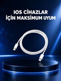 30W Type-C Lightning Hızlı Şarj Kablosu 1.2m iPhone Uyumlu