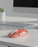 Sessiz Tıklamalı Şeffaf Mouse Bluetooth ve USB Uyumlu