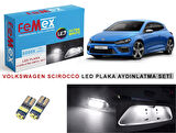 Vw Scirocco Plaka Aydınlatma Ampul Seti FEMEX Parlak Beyaz