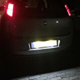 Fiat Punto Plaka Aydınlatma Seti LED Ampul Femex T10  Beyaz Led
