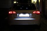 Audi A3 2003-2012 8P Kasa Plaka Aydınlatma Seti Sofit LED Ampul