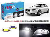 AUDİ A4 (2002-2012) LED Plaka Aydınlatma Ampul Seti FEMEX Parlak Beyaz