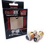 FEMEX Premium P21W-1157-9W- Çift Duy Şaşı Led Ampul Turuncu Mercekli