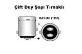 FEMEX Platinum P21W 1157 Çift Duy Led Ampul Beyaz Mercekli 6000K