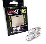 FEMEX Platinum P21W 1157 Çift Duy Led Ampul Kırmızı Mercekli