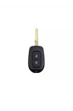 Lüx Renault Ve Dacia Duster Scenic Master Megane 2 Tuşlu Anahtar Koruma Kılıfı Gri Gold Altın Renk