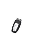 Lüx Audi A3 2021-2022 A6l A7 A8 Q8 E Tron C8 D5 Nano Anahtar Kılıfı Siyah Gold Altın Renk