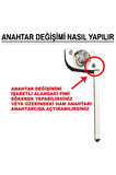 Opel Astra J - Insignia - Corsa E 2 Buton Anahtar Kabı