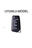Toyota Corolla Auris Yaris Verso Avensis Aygo Hilüx Nano Anahtar Koruma Kılıfı Siyah Gold Altın Renk