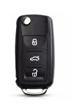Vw Tiguan Jetta Golf 5 Golf 6 Scirocco Polo Caddy Transporter Lüks Nano Anahtar Koruma Kılıfı