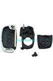 Accent Blue - I20 - I30 - Ix35 3 Buton Sustalı Kumanda Kabı