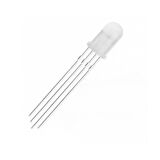 5mm RGB LED Ortak Katot 4 Bacak - Şeffaf