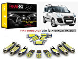 Fiat Doblo D3 LED İç Aydınlatma Ampul Seti FEMEX Parlak Beyaz