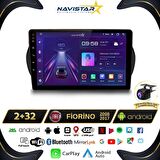 Fiat Fiorino 2+32GB Kablosuz Carplay 2008-2017 Android 13 Navigasyon Multimedya Sistemi 