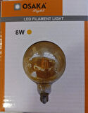 AsyaGrup Osaka 8w G95 E27 Duy Flamanlı Rustik Ampul