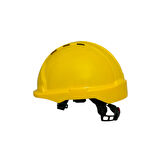 FLIQA HB100 Standart Baret (Sarı) – Dayanıklı Başlık + Kulak Tıkacı