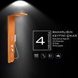 Victoria Bakır Masajlı Duş Paneli - Dikey Jakuzi - Robot Duş - El Duşu - Lüx Duş