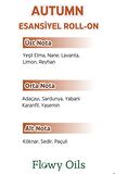 Autumn Doğal Karışım Esansiyel Yağ Uçucu Yağ Karışımı Etkili Koku, Esans Doğal Roll-on 10ml