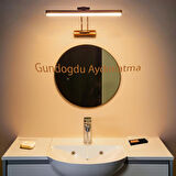 Metal Modern İç Mekan Duvar Gold Aplik