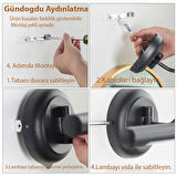 Metal Modern İç Mekan Duvar Gold Aplik
