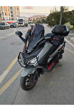 Honda Forza250 Siperlik Ön Cam 2021 2024 Model 47cm Siyah Renkli 4mm BOY