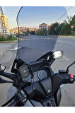 Honda Forza250 Siperlik Ön Cam 2021 2024 Model 63cm Açıkfüme Renkli 4mm UZUN CAM