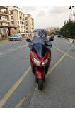 Honda Forza300 Siperlik Ön Cam 2014-2017 Elcikli 78cm Açıkfüme Renkli 4mm UZUN CAM
