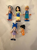 Orjinal Lego Friends Minifigür 5'li Set