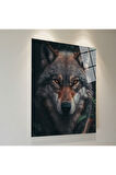 Kurt Cam Tablo | Dayanıklı Temperli Cam | Uluyan Kurt Cam Tablo
