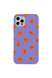 Iphone 13 Pro Max Lila Renkli Silikon Telefon Kilifi - Papaya