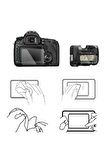 Nikon D3400 Fotoğraf Makinesi Için Lcd Ekran Koruyucu Çift Ekran Camı Fiber Bez Kırılmaz Cam