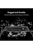 Fırsattan HK 8 Hero Amoled Ekran Chat GPT/GPS/NFC Siri Destekli Watch Classic Akıllı Saat Curved Ek.