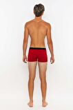 Redowl Baykuş Baskılı Boxer-Kırmızı-M